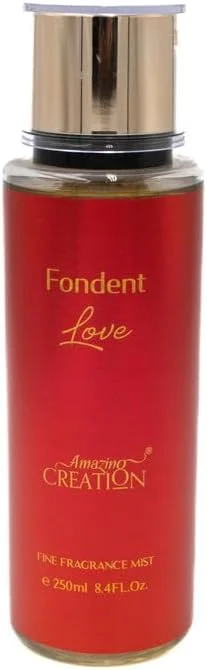 اسپری خوشبو کننده بدن Amazing Creation مدل Fondent Love، 250 میلی لیتر، унисекс اسپری خوشبو کننده بدن Amazing Creation مدل Fondent Love، 250 میلی لیتر، унисекс