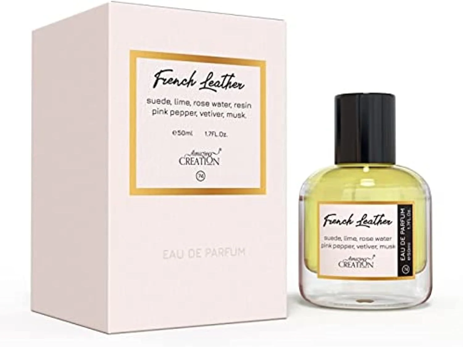 ادکلن چرمی فرانسوی آفرینش شگفت انگیز униsex Eau De Parfum، 50 میلی لیتر، PFB0074