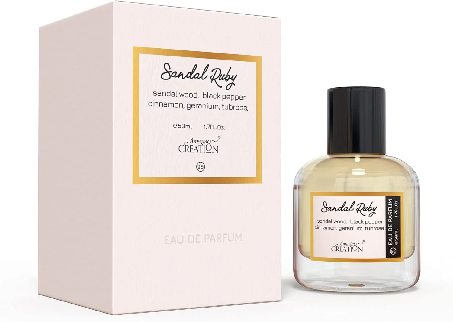 ادکلن زنانه ایمیزینگ کریشن صندل روبی EDP 50ml کد PFB0098