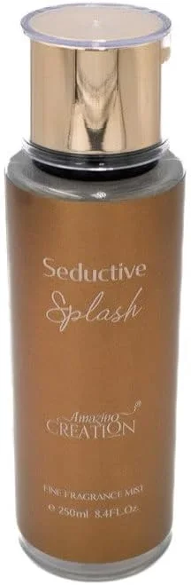 اسپری خوشبو کننده بدن آمِیزینگ کریشن مدل Seductive Splash، 250 میلی لیتر، رایحه گلی میوه ای