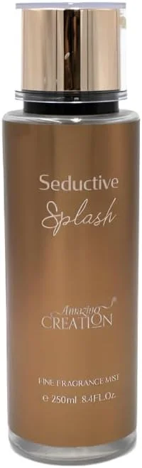 اسپری خوشبو کننده بدن آمِیزینگ کریشن مدل Seductive Splash، 250 میلی لیتر، رایحه گلی میوه ای اسپری خوشبو کننده بدن آمِیزینگ کریشن مدل Seductive Splash، 250 میلی لیتر، رایحه گلی میوه ای