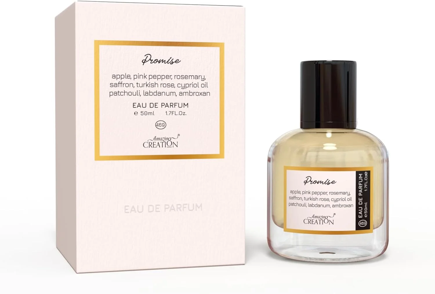 ادو پرفیوم Promise از Amazing Creation، عطر یونیسکس، 50 میلی لیتر ادو پرفیوم Promise از Amazing Creation، عطر یونیسکس، 50 میلی لیتر