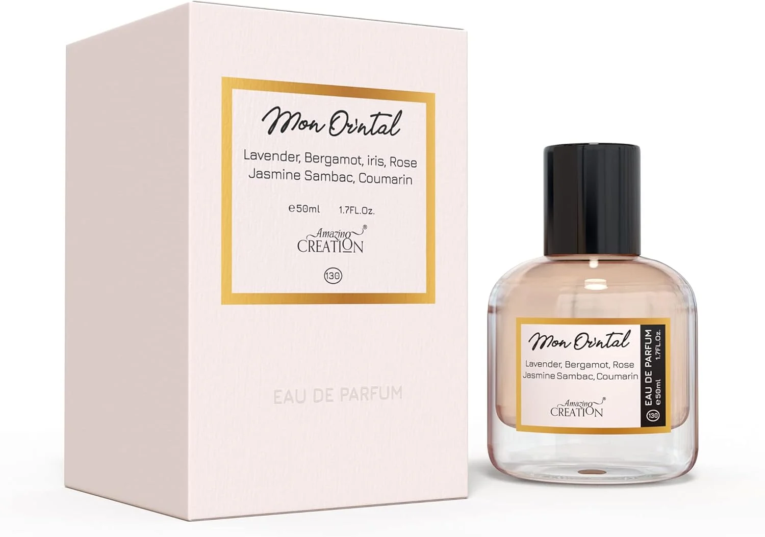 عطر زنانه آميزينگ کریشن مدل Mon Or'ntal ادو پرفیوم 50 میلی لیتر PFB0130