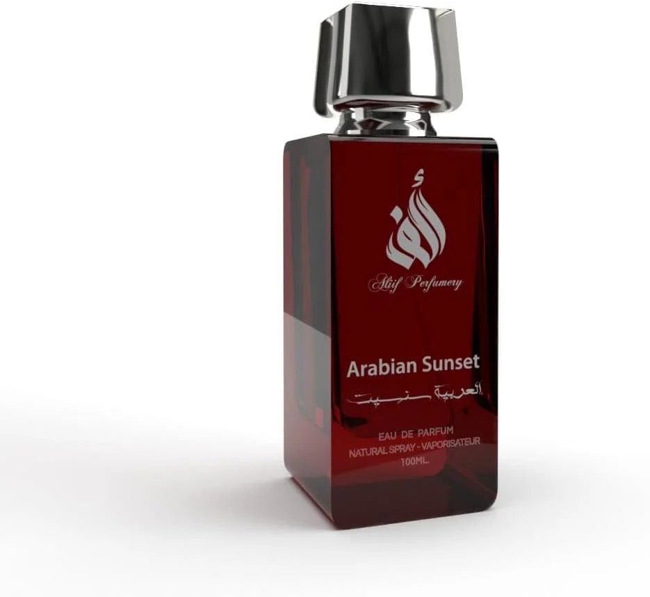 عطر غروب آفتاب عربی ALIF CREATIONS، ادو پرفیوم ماندگار و ممتاز برای مردان و زنان