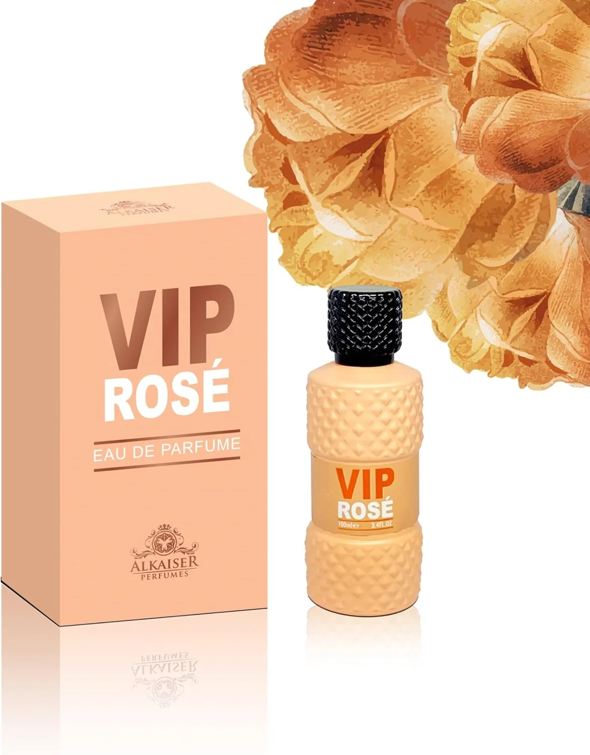 عطر زنانه وی آی پی رز آلکایزر پرفیومز ادو پرفیوم 100 میلی لیتر - رایحه گلی رز ماندگار و ظریف برای زنان - رایحه ای احساسی و زنانه برای روز و شب - عطر عربی ممتاز EDP برای مناسبت های خاص