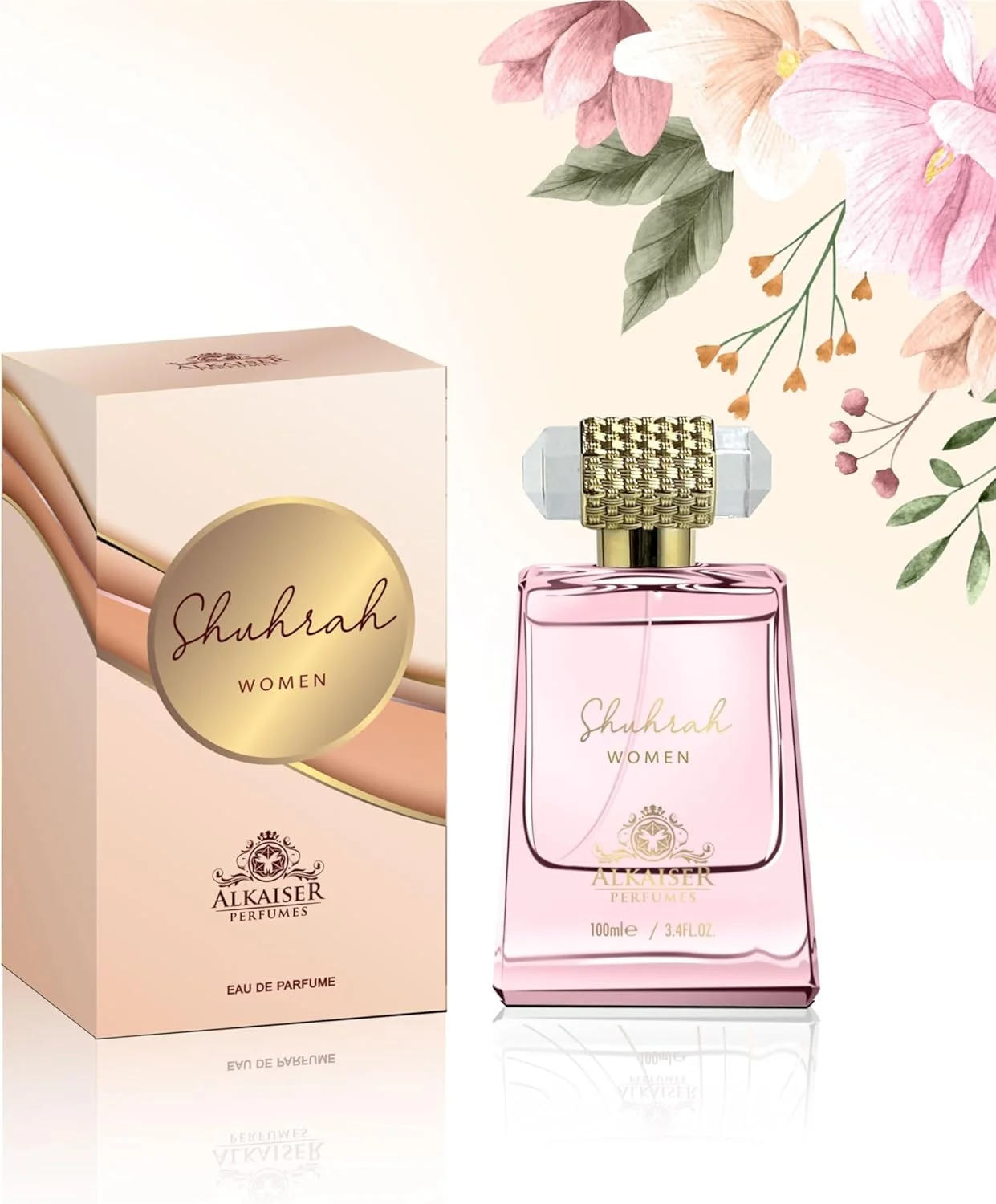 عطر زنانه شهره از الکایزر پرفیومز، ادو پرفیوم 100 میلی لیتر، رایحه ای فریبنده برای ظرافت بی انتها