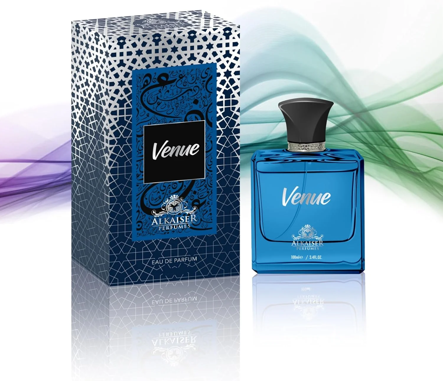 ادکلن ونو از عطر آلکایزر 100 میلی لیتر - رایحه کهربایی میوه ای ماندگار و унисекс برای مردان و زنان - رایحه روزانه با ترنج، مشک، وانیل و پشن فروت - عطر ممتاز اماراتی