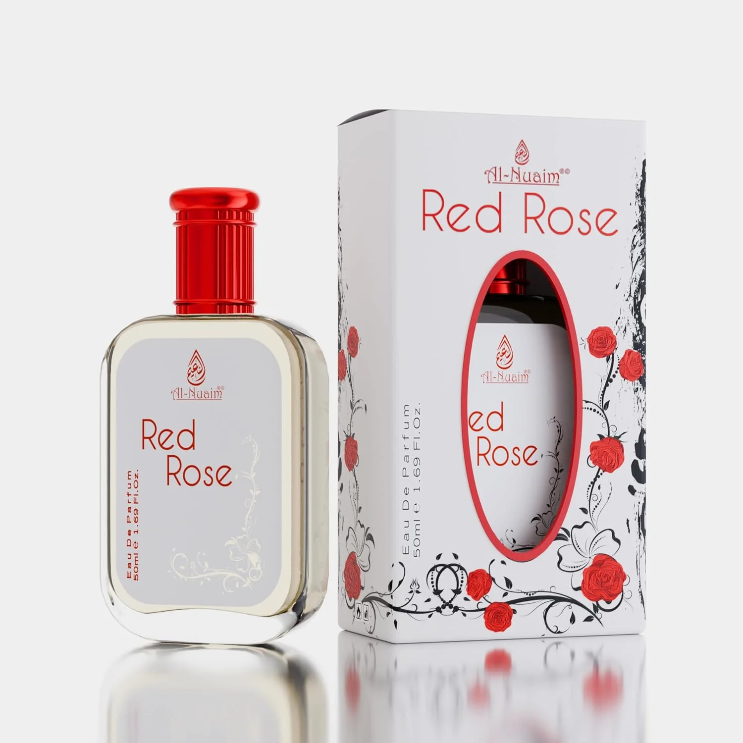 ادو پرفیوم زنانه گل رز سرخ النعیم - بسته 2 عددی (50 میلی لیتر) | عطر EDP | ماندگاری طولانی و رایحه لوکس ادو پرفیوم زنانه گل رز سرخ النعیم - بسته 2 عددی (50 میلی لیتر) | عطر EDP | ماندگاری طولانی و رایحه لوکس