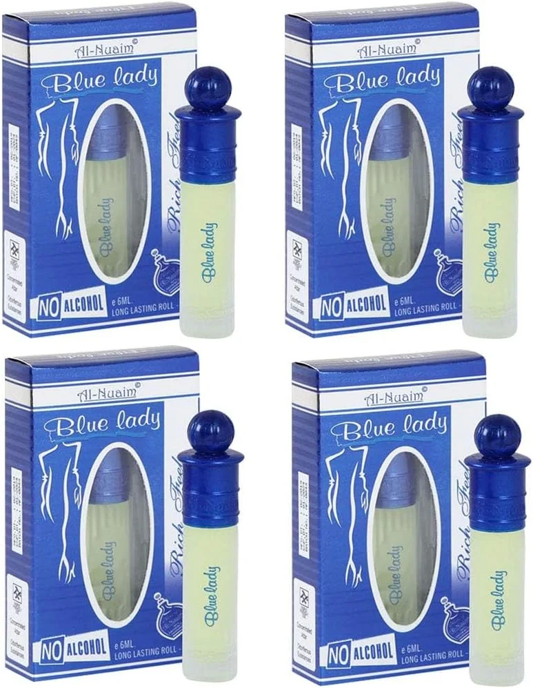 عطر زنانه بلو لیدی النعیم بسته 4 عددی (6 میلی لیتر هر کدام)