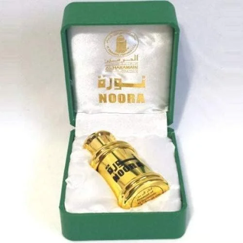 روغن عطر نورا الحرمین - 12 میلی لیتر | عطر شرقی یونیسکس با رایحه های میوه ای، گلی و عود | عطر غلیظ و ماندگار بدون الکل برای مردان و زنان روغن عطر نورا الحرمین - 12 میلی لیتر | عطر شرقی یونیسکس با رایحه های میوه ای، گلی و عود | عطر غلیظ و ماندگار بدون الکل برای مردان و زنان