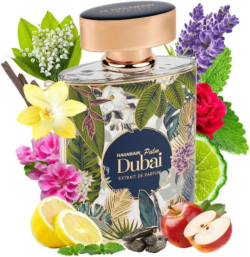 عطر ادکلن الحرمین پالم دبی 100 میلی لیتر اکستریت د پرفیوم | عطر گلی شرقی ماندگار و یونیسکس برای مردان و زنان | عطر عربی لوکس عطر ادکلن الحرمین پالم دبی 100 میلی لیتر اکستریت د پرفیوم | عطر گلی شرقی ماندگار و یونیسکس برای مردان و زنان | عطر عربی لوکس