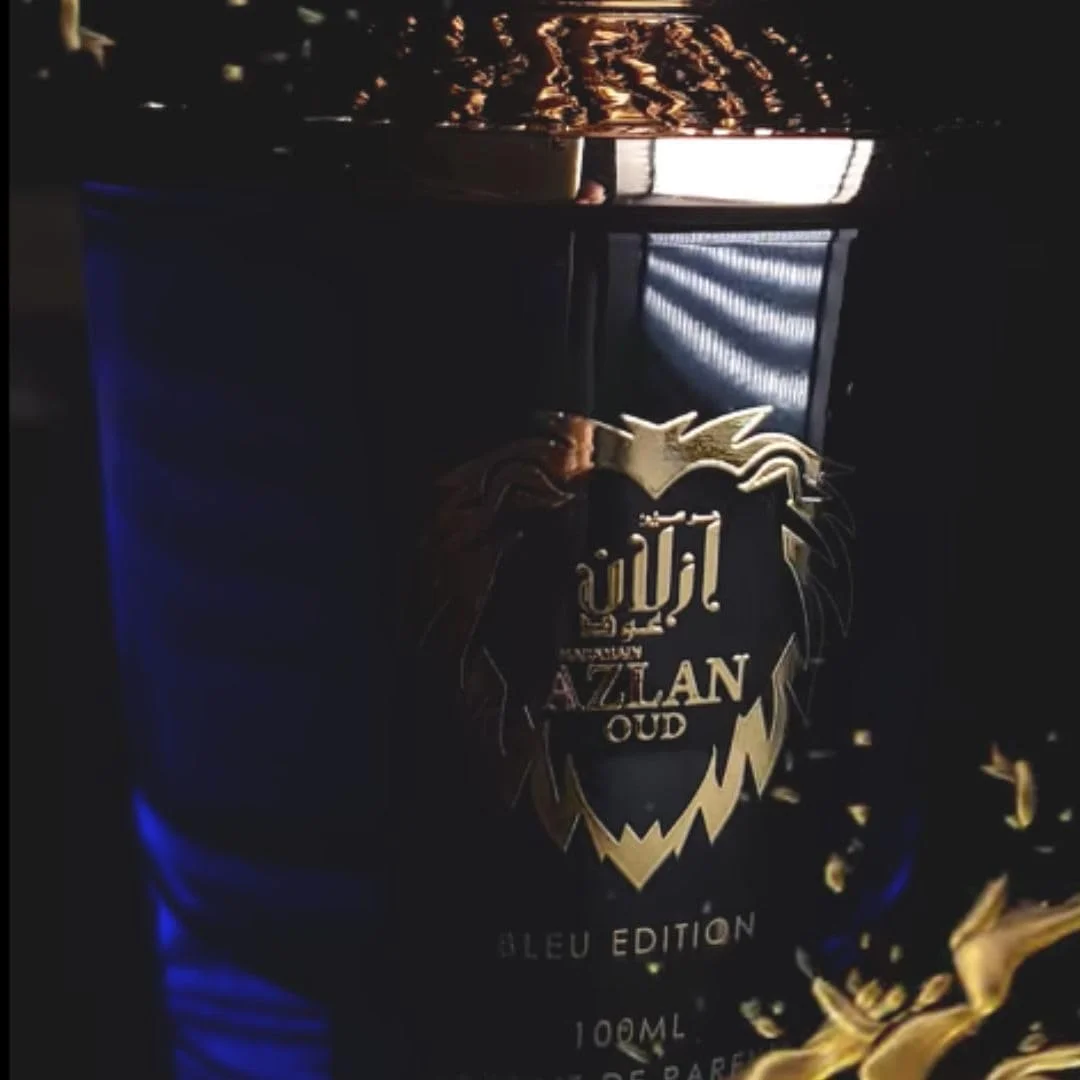 عطر ادکلن الحرمین ازلان عود بلو ادیشن اکستریت د پرفیوم 100 میلی لیتر | عطر لوکس унисекс | رایحه چوبی تند با هل، گریپ فروت، دارچین، نعناع هندی، عنبر و وتیور عطر ادکلن الحرمین ازلان عود بلو ادیشن اکستریت د پرفیوم 100 میلی لیتر | عطر لوکس унисекс | رایحه چوبی تند با هل، گریپ فروت، دارچین، نعناع هندی، عنبر و وتیور