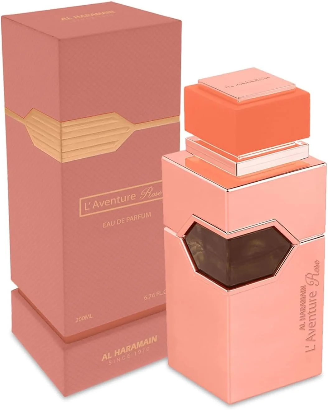ادکلن زنانه الحرمین L’Aventure Rose Eau de Parfum Spray 200ml / 6.76oz - عطر عربی لوکس و ماندگار با رایحه رز، یاس، عنبر و مشک
