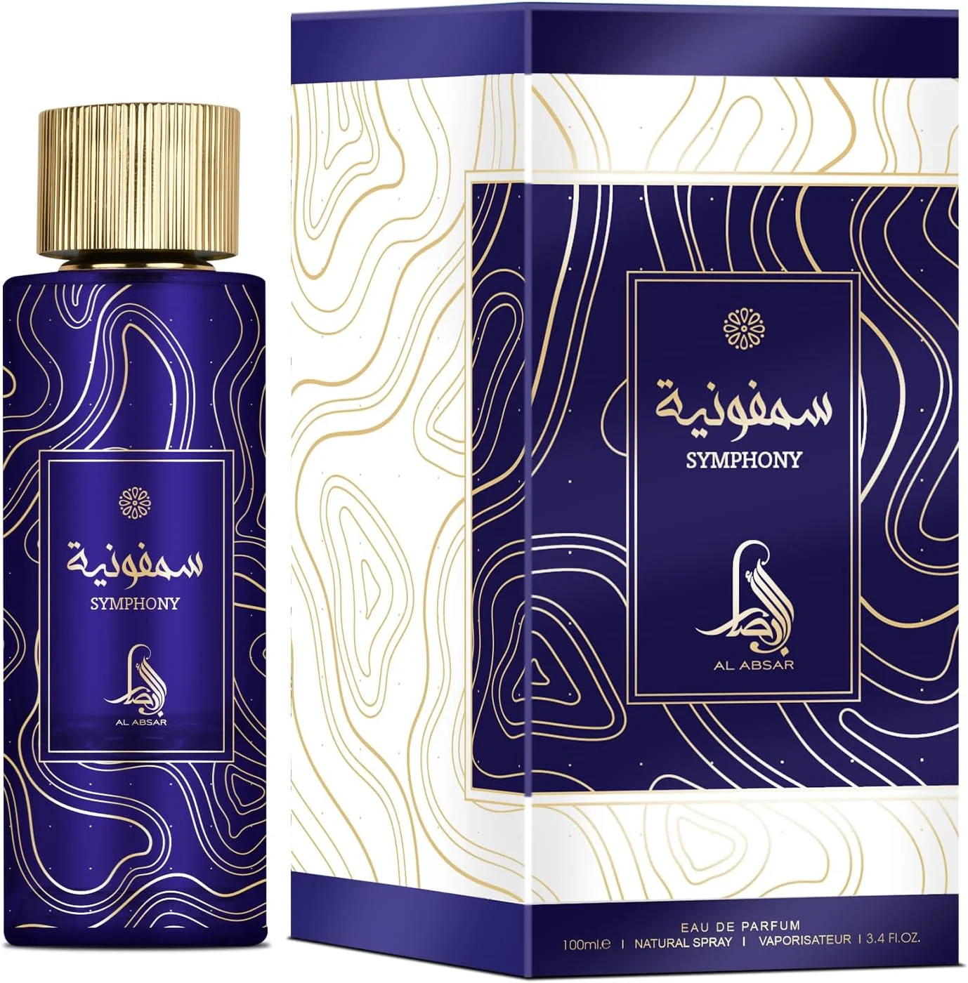 عطر السمصار سمفونی 100 میلی لیتر - ادو پرفیوم - شرقی، ماندگار، رایحه ای ظریف و فریبنده برای مردان و زنان