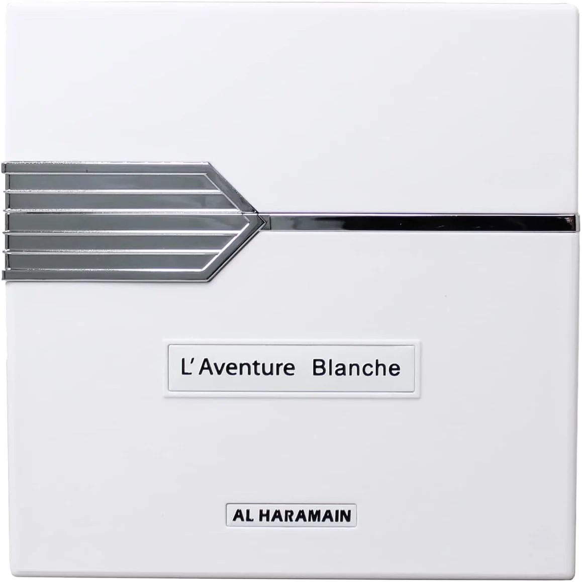 ادکلن زنانه الحرمین L'Aventure Blanche Eau de Parfum 100ml | عطر گلی زنانه | لیمو، ترنج، اسطوخودوس، رز، انگور فرنگی سیاه، یاس، زنبق، گل برف، چوب صندل و عنبر