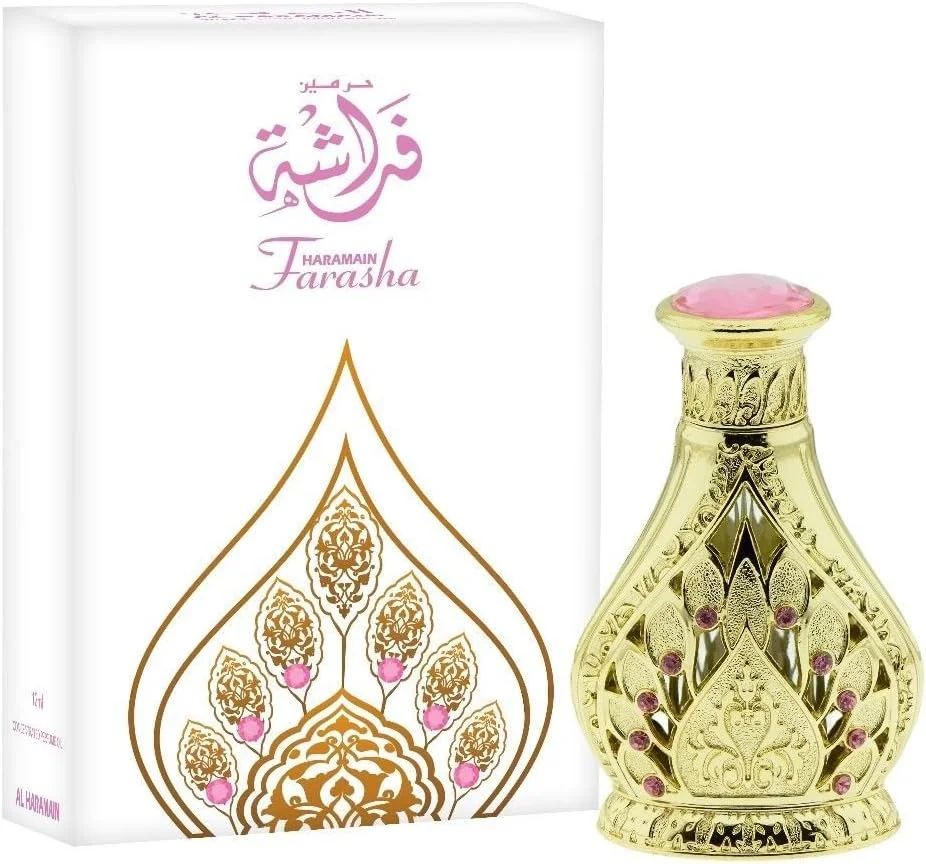 عطر روغنی متمرکز الفرهامین فراشه 12 میلی لیتر | رایحه گلی شرقی یونیسکس | رایحه چوبی کهربایی ماندگار | هدیه ای ایده آل برای استفاده غیر رسمی و رسمی | رایحه ای جذاب و پیچیده | 12 میلی لیتر