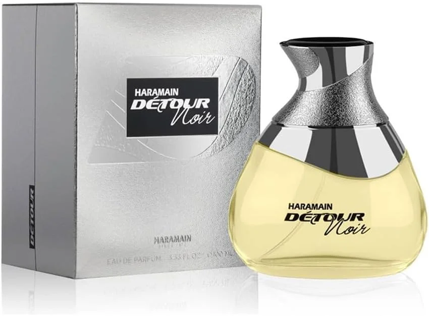 ادکلن الحرمین دتور نویر | عطر унисекс | ادو پرفیوم | رایحه گرم و چوبی | ماندگاری طولانی | نت های یاس، عنبر و وانیل | عطر زنانه | هدیه برای مردان | جذابیت همه کاره | 100 میلی لیتر