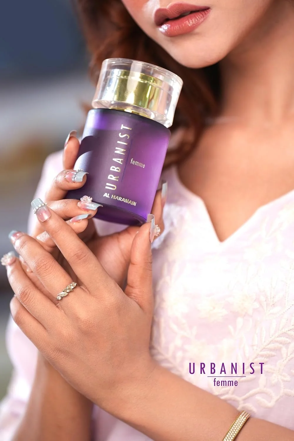 ادکلن زنانه الحرمین Urbanist Femme | رایحه ماندگار | نت های مشک و کهربا | Eau De Parfume | استفاده روزمره و هدیه برای خانم ها | عطر زنانه ممتاز | 100 میلی لیتر