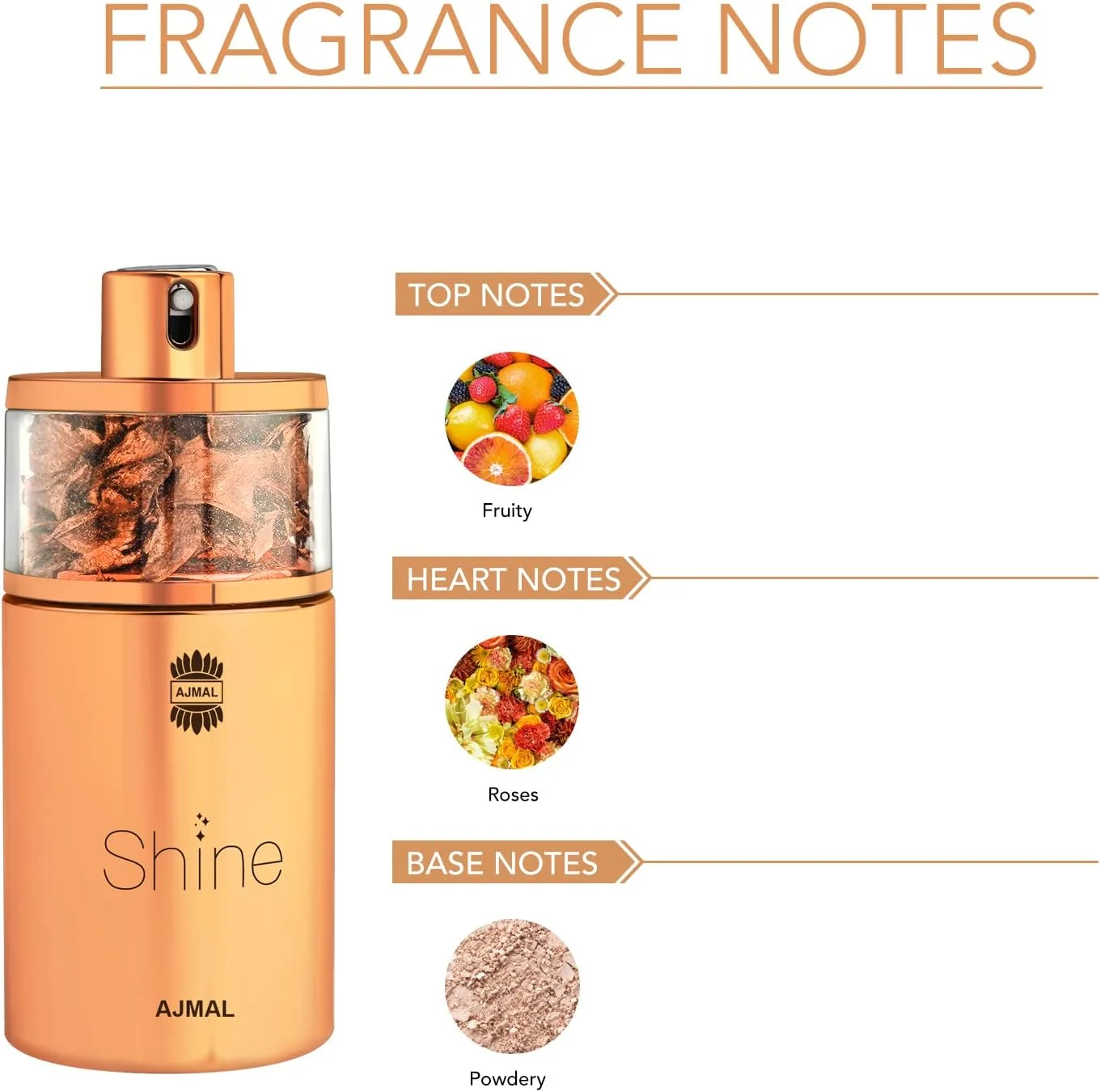 عطر زنانه اجمال شاین فور - 75 میلی لیتر ادو پرفیوم
