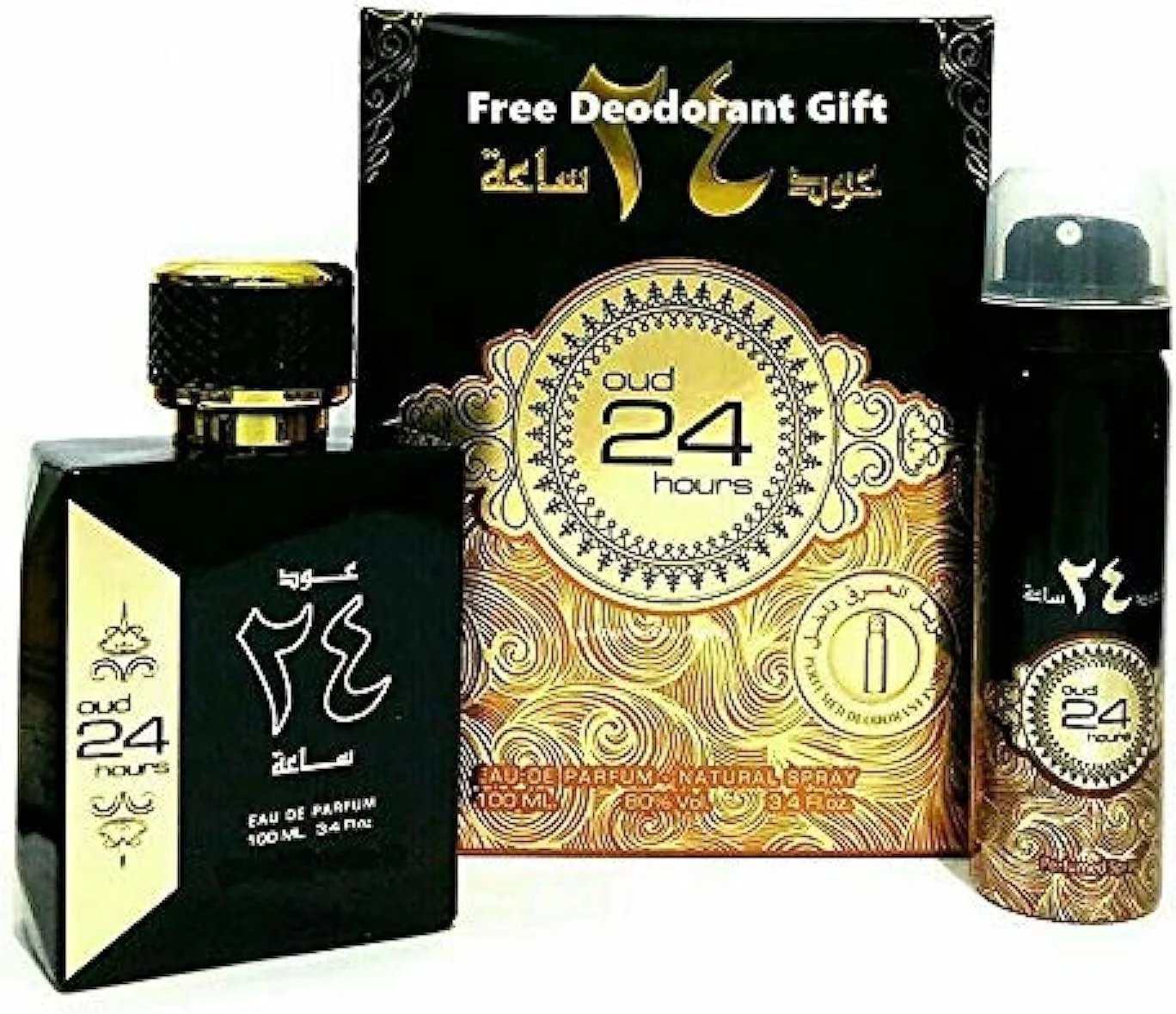 عطر اسپری عود 24 ساعته aClickAway 100 میلی لیتر عربی لیمو میوه ای شکلاتی وانیلی عود مشک کهربا