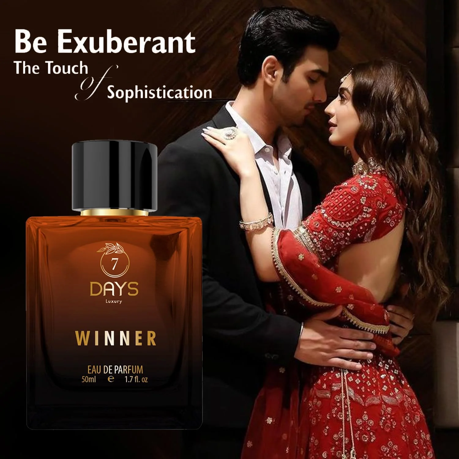 ادکلن مردانه و زنانه 7Days مدل Luxury Winner با رایحه میوه قرمز و یاس | عطر EDP با ماندگاری طولانی، تازه و میوه ای، (50 میلی لیتر 1.7 fl. oz) بسته 3 عددی