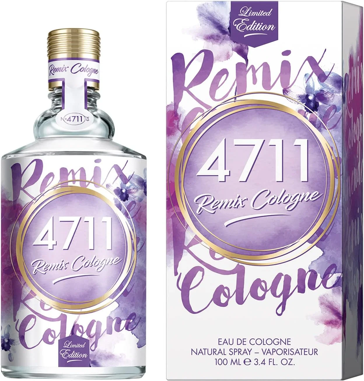 ادکلن унисекс 4711 Remix Lavender Eau De Cologne Spray، 100 میلی لیتر