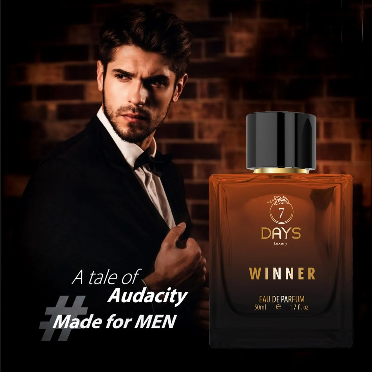 ادکلن مردانه و زنانه 7Days مدل Luxury Winner با رایحه میوه قرمز و یاس | عطر EDP با ماندگاری طولانی، تازه و میوه ای، (50 میلی لیتر 1.7 fl. oz) بسته 3 عددی