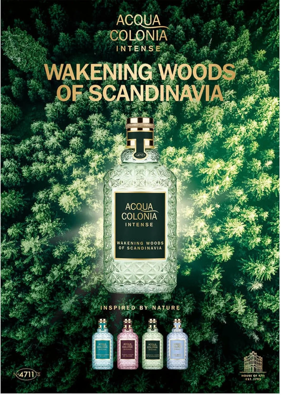 ادکلن униsex 4711 Acqua Colonia Wakening Woods by Maurer & Wirtz Eau De Cologne Intense Spray 169 میلی لیتر