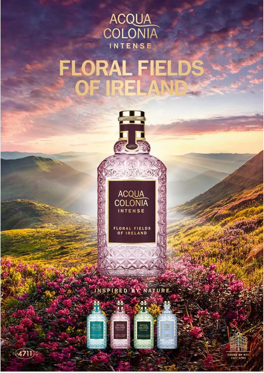 ادکلن اینتنس زنانه و مردانه 4711 Acqua Colonia Floral Fields of Ireland از Maurer & Wirtz حجم 169 میل ادکلن اینتنس زنانه و مردانه 4711 Acqua Colonia Floral Fields of Ireland از Maurer & Wirtz حجم 169 میل