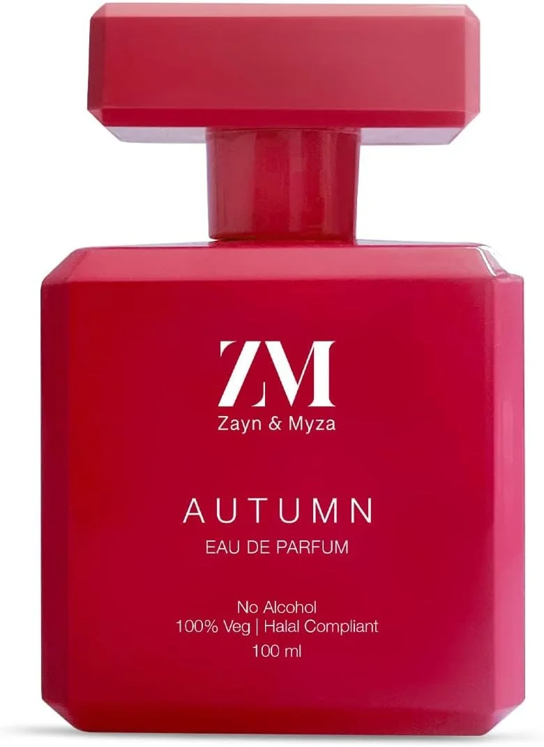 عطر زنانه پاییزه ZM Zayn & Myza حجم 100 میلی لیتر | عطر پاییزی لوکس برای خانم ها - بدون الکل و ماندگاری طولانی