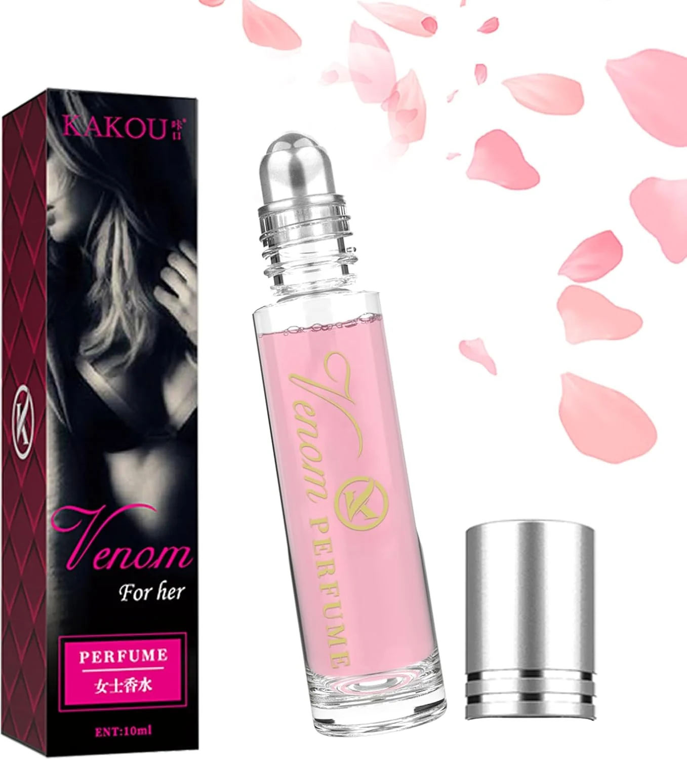 عطر فرمون ZhongShuang برای جذب مردان، عطر رولی زنانه با روغن ضروری فرمون، ادکلن عطر فرمون برای مردان و زنان 10 میلی لیتر