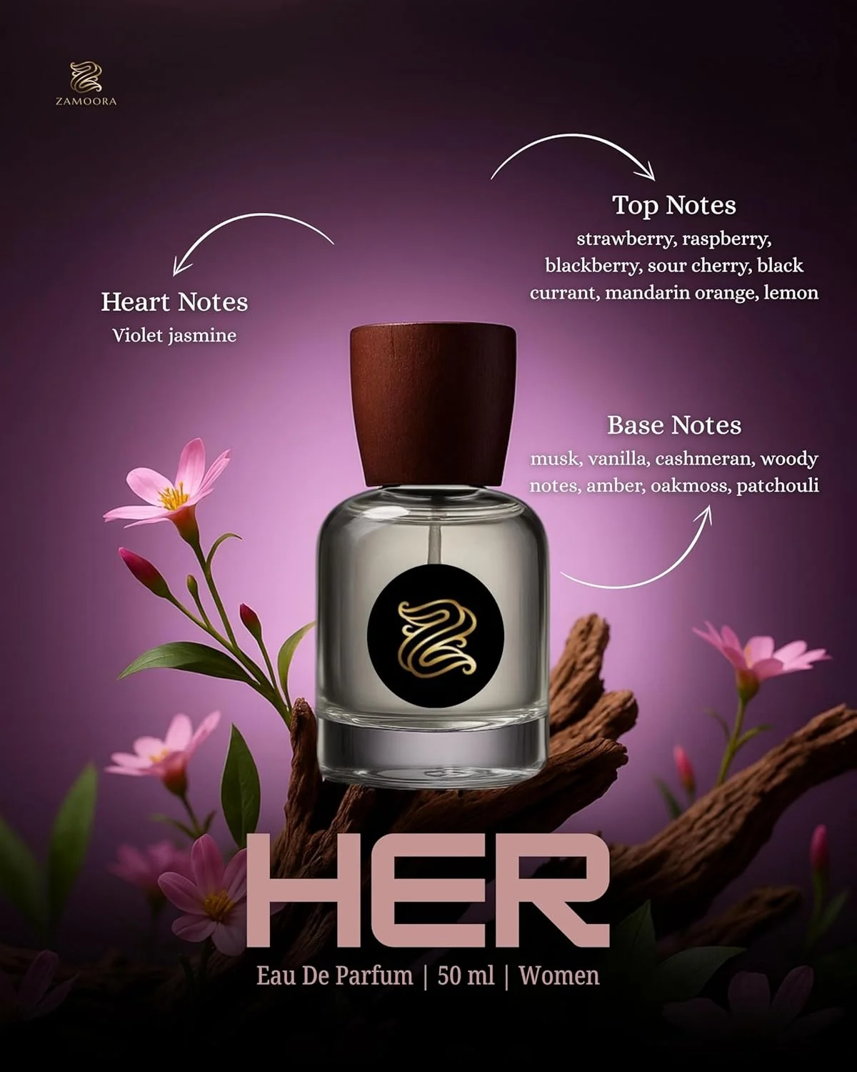 عطر زنانه زامورا هر