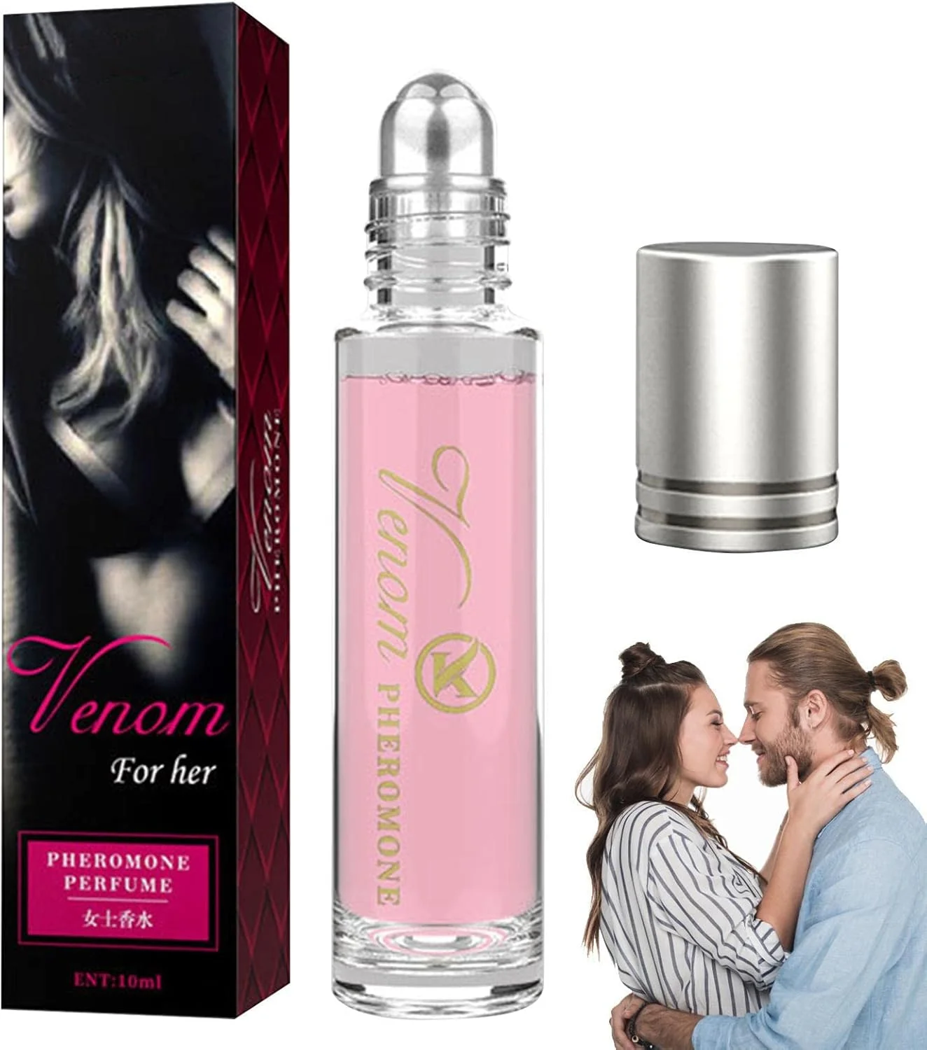 عطر فرمون Zentaire 10ml، عطر اسانس روغنی غلتکی طبیعی با فرمون، عطر جیبی اسانس فرمون جذب عشق، روغن فرمون برای جذب زنان و مردان