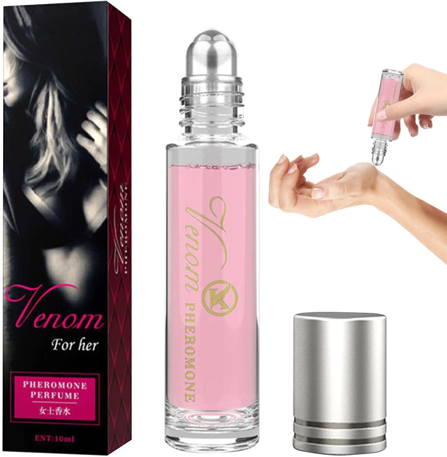 عطر فرمون Zentaire 10ml، عطر اسانس روغنی غلتکی طبیعی با فرمون، عطر جیبی اسانس فرمون جذب عشق، روغن فرمون برای جذب زنان و مردان