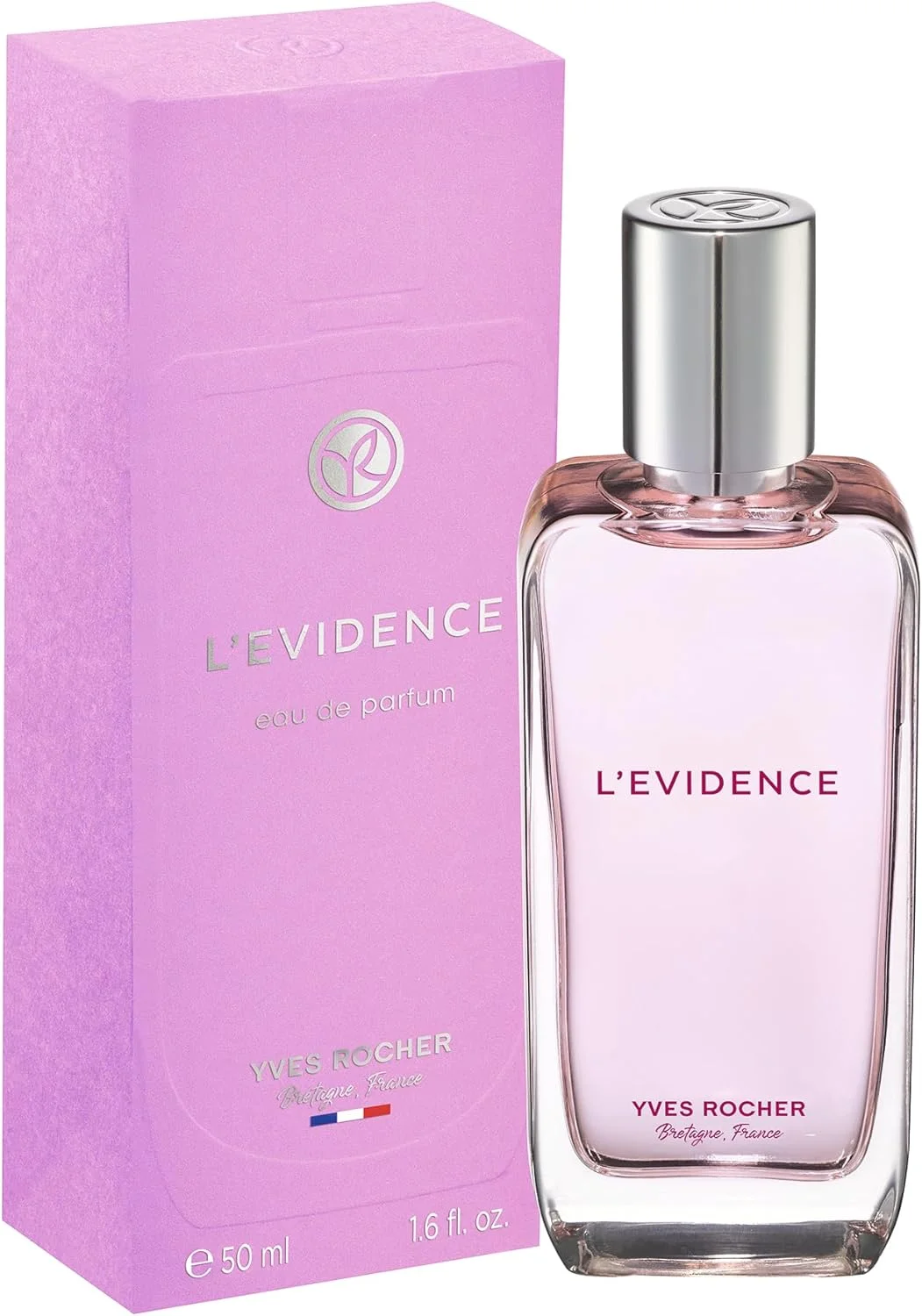 ایو روشه L'EVIDENCE - ادو پرفیوم زنانه - رایحه شیرین، تازه و گلی شیپر با مگنولیا، هلو و نعناع هندی - عطر ظریف و ماندگار - 50 میلی لیتر