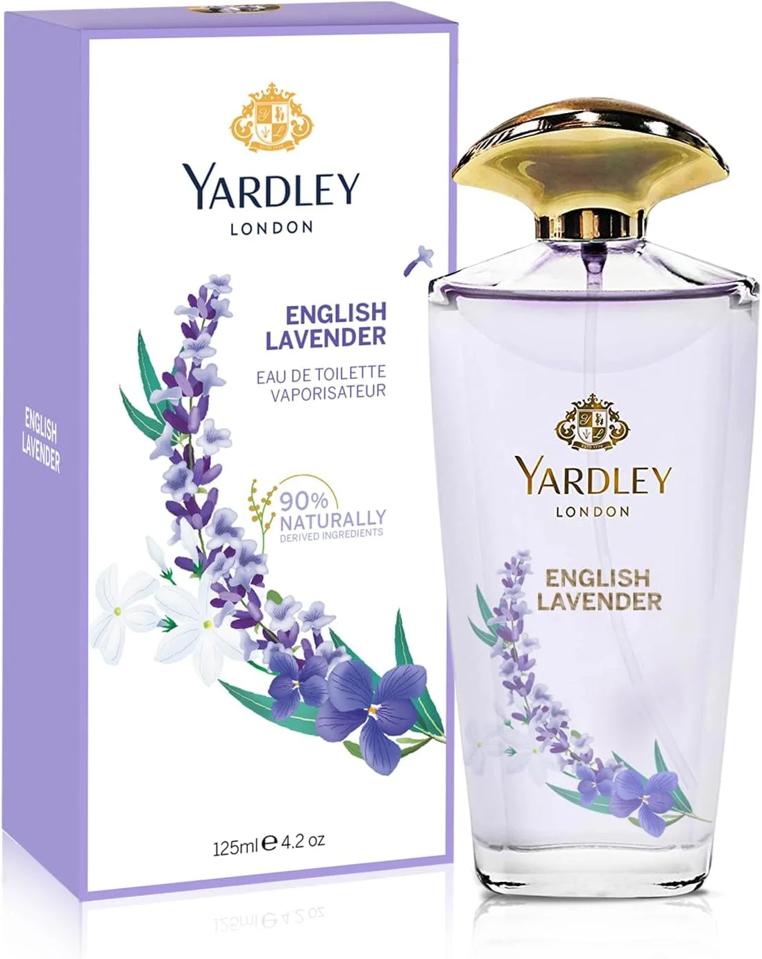 ادکلن زنانه یاردلی English Lavender، رایحه گلی و آروماتیک با طراوت، رایحه آرامش بخش، ادو تویلت 125 میلی لیتر
