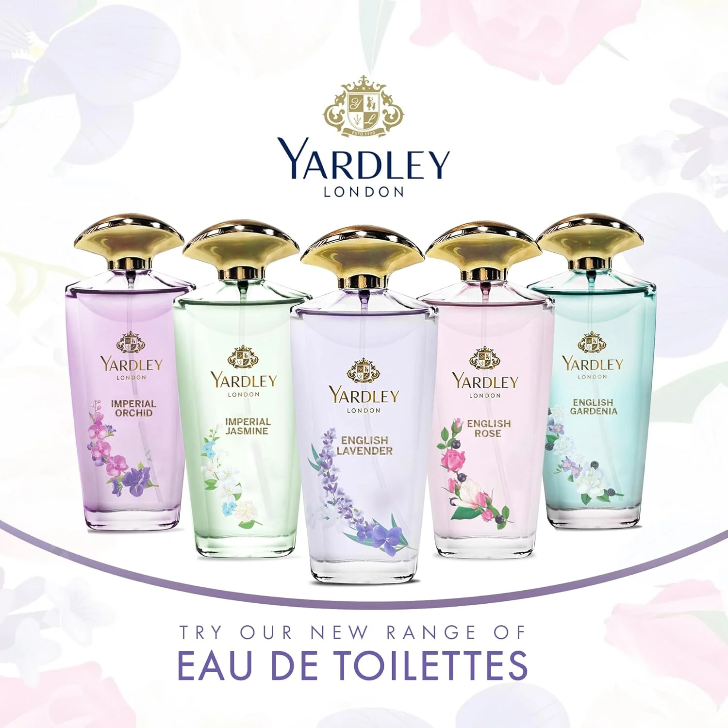 ادکلن زنانه یاردلی English Lavender، رایحه گلی و آروماتیک با طراوت، رایحه آرامش بخش، ادو تویلت 125 میلی لیتر ادکلن زنانه یاردلی English Lavender، رایحه گلی و آروماتیک با طراوت، رایحه آرامش بخش، ادو تویلت 125 میلی لیتر