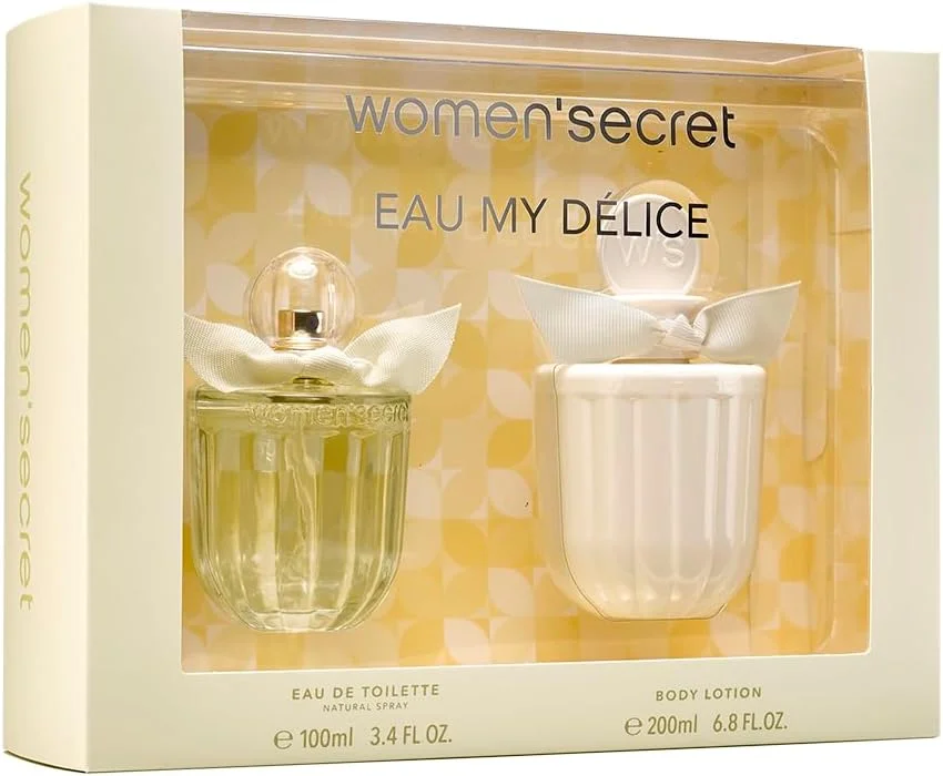 Women'secret Coffre Eau My Delice Eau De Toilette 100 Ml And Body Lotion 200 Ml ست زنانه