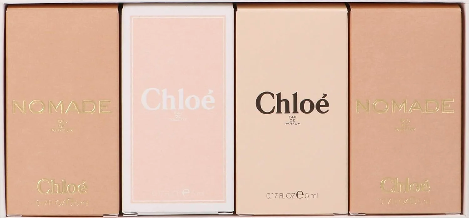 ست مینیاتوری عطر زنانه CHLOE Nomade شامل ادو پرفیوم 2 عدد 5 میلی لیتر + ادو تویلت 5 میلی لیتر + ادو پرفیوم 5 میلی لیتر، کد CHLBLW004