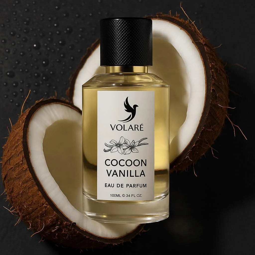 Volare Cocoon Vanilla | عطر نارگیل خامه‌ای و وانیل گرم | ادو پرفیوم زنانه - 100 میلی لیتر