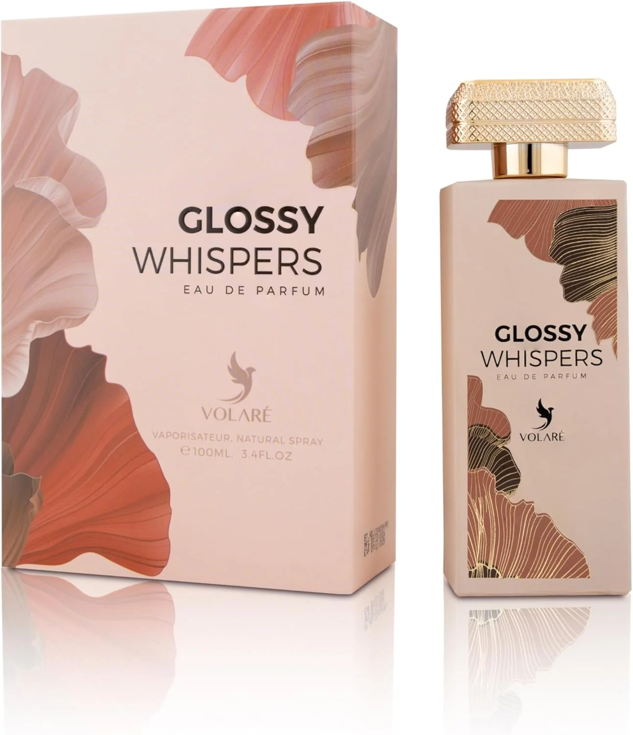 ادو پرفیوم زنانه ولار Glossy Whispers - 100 میلی لیتر | عطر گلی میوه ای با رایحه انگور فرنگی سیاه، رز و وانیل | ارسال به امارات