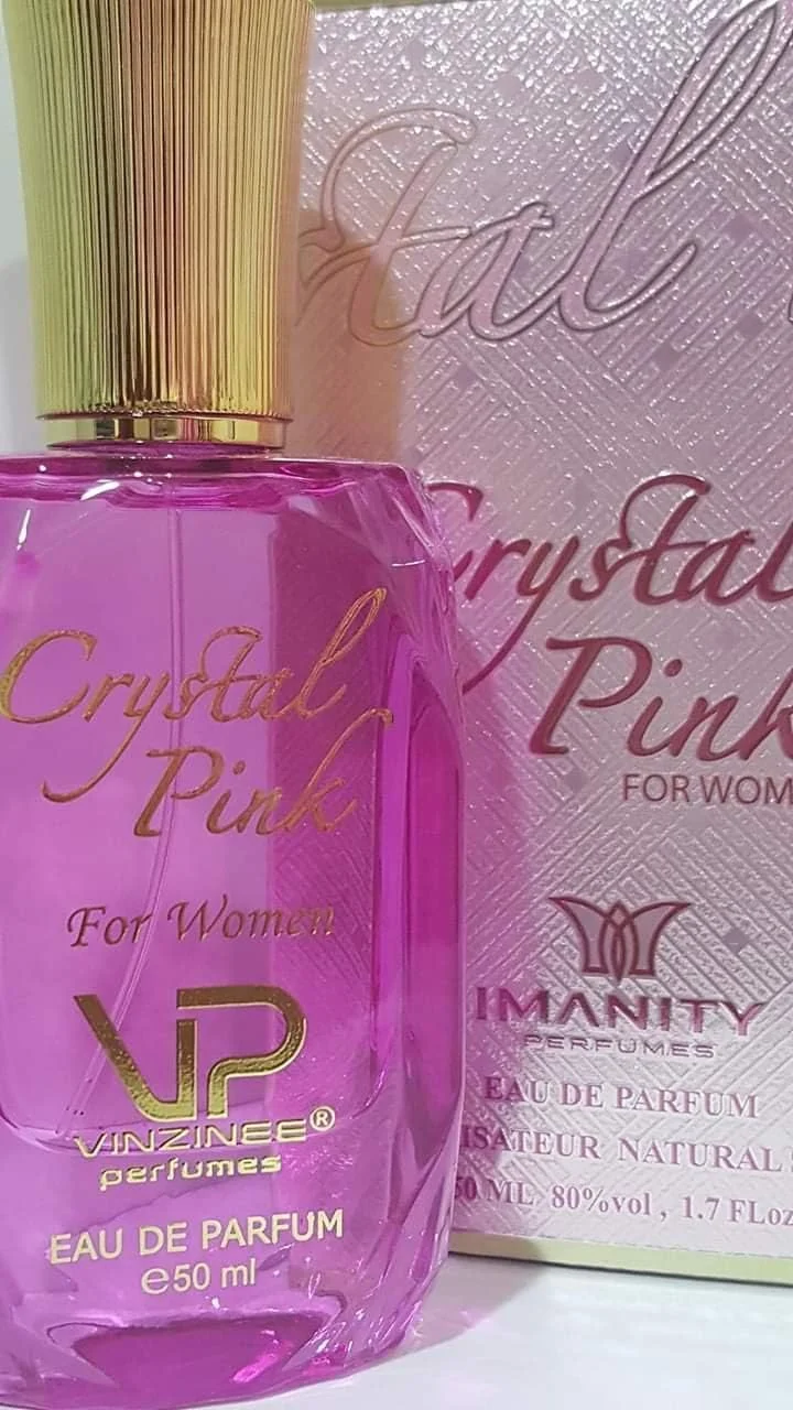 عطر زنانه کریستال صورتی وینزینی (50 میلی لیتر)