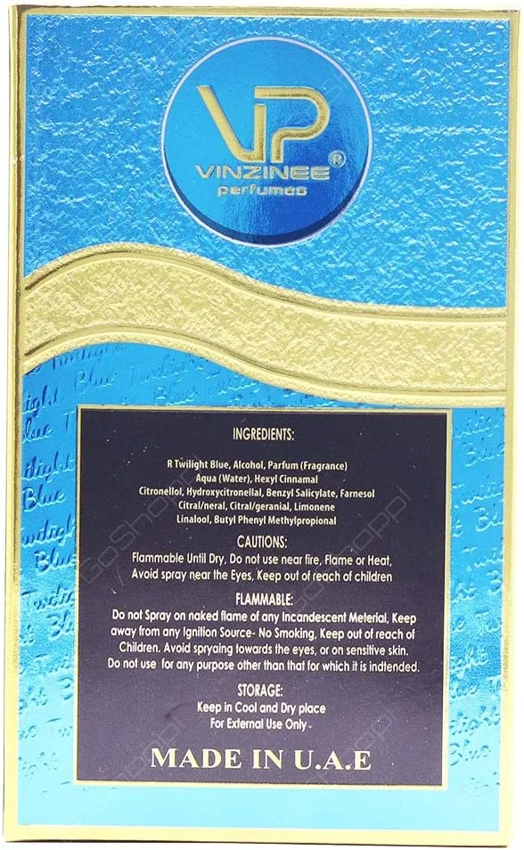 ادو پرفیوم زنانه وینزینی مدل Twilight Blue حجم 50 میلی لیتر