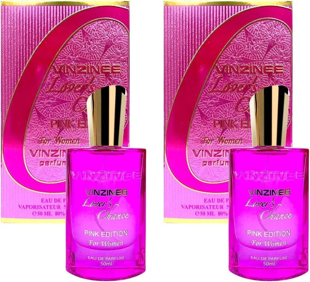 عطر زنانه وینزینی Lover's Chance نسخه صورتی – 50 میلی لیتر | رایحه ماندگار | رایحه ای ظریف و زنانه