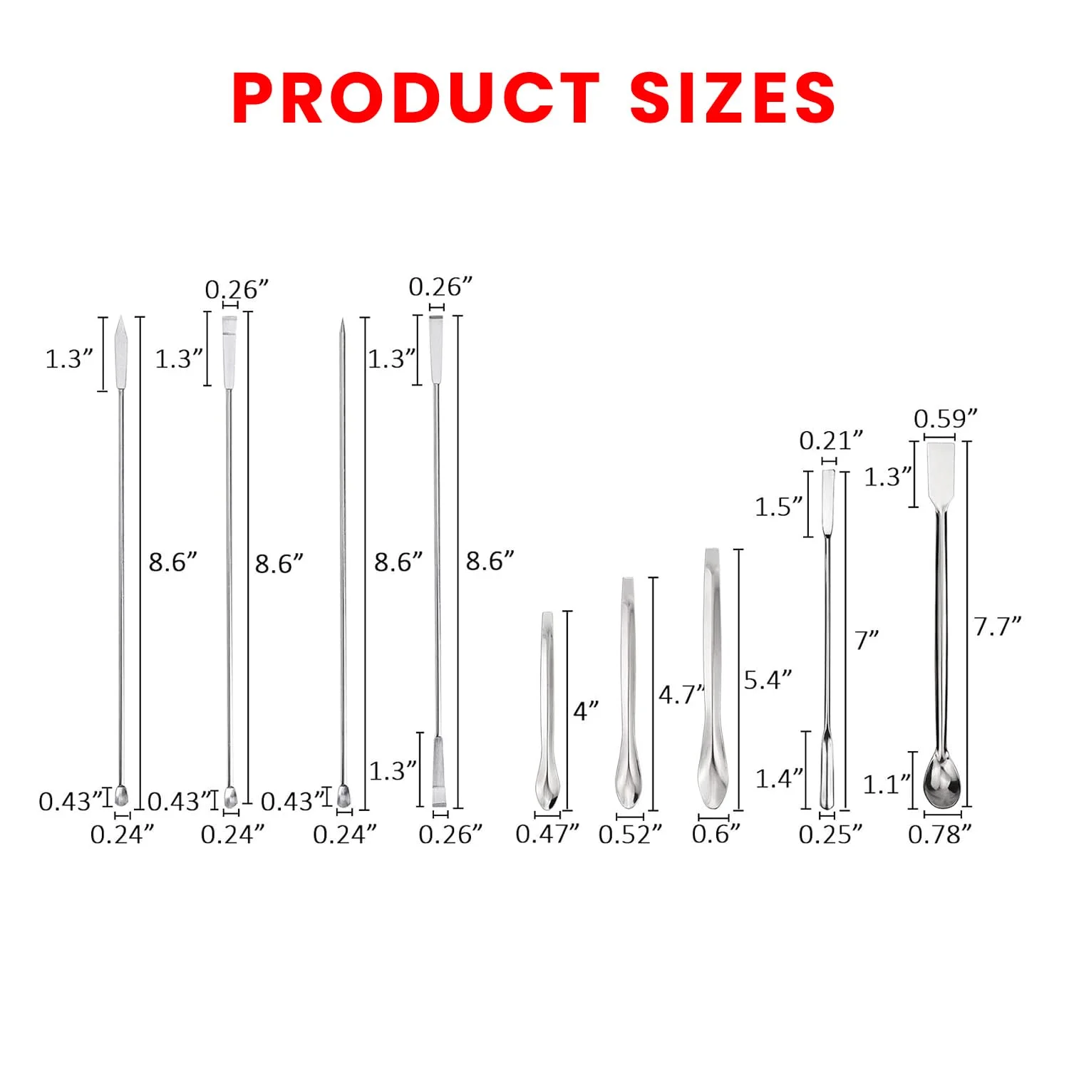 ست 12 عددی تجهیزات پزشکی کینگ ماریوت | اسپاتول آزمایشگاهی استیل ضد زنگ | میکرو اسکوپ | اسپاتول مخلوط کننده معرف آزمایشگاهی | قاشق نمونه برداری 22 سانتی متری ست 12 عددی تجهیزات پزشکی کینگ ماریوت | اسپاتول آزمایشگاهی استیل ضد زنگ | میکرو اسکوپ | اسپاتول مخلوط کننده معرف آزمایشگاهی | قاشق نمونه برداری 22 سانتی متری