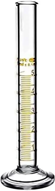 ست 2 عددی استوانه مدرج شیشه ای سنگین King Mariot Medical Equipments، ظرفیت 5 میلی لیتر، شیشه بوروسیلیکات 3.3 درجه بالا برای لوازم آزمایشگاهی، زیست شناسی، آزمایشگاه شیمی ست 2 عددی استوانه مدرج شیشه ای سنگین King Mariot Medical Equipments، ظرفیت 5 میلی لیتر، شیشه بوروسیلیکات 3.3 درجه بالا برای لوازم آزمایشگاهی، زیست شناسی، آزمایشگاه شیمی