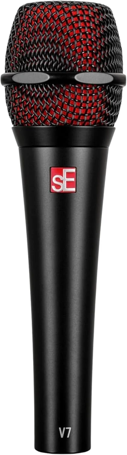 میکروفون دستی داینامیک وکال سوپرکاردیوید Se Electronics V7 - مشکی، V7 Black