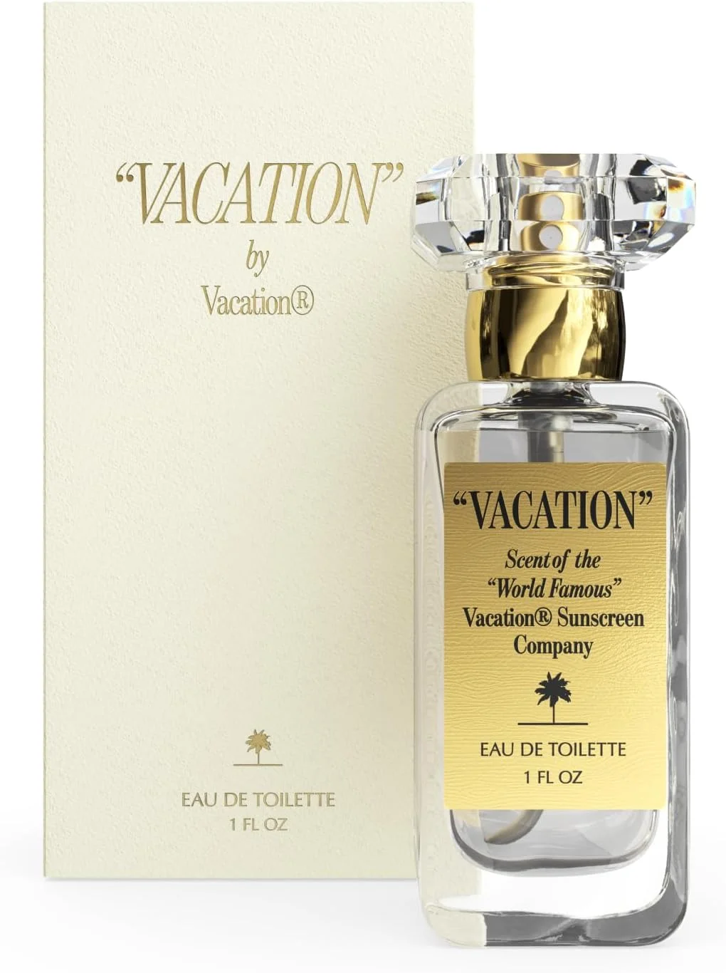 ادکلن ضد آفتاب VACATION، عطر نارگیل ساحلی برای زنان و مردان، رایحه ضد آفتاب و تابستان، سایز مسافرتی، 1 اونس مایع