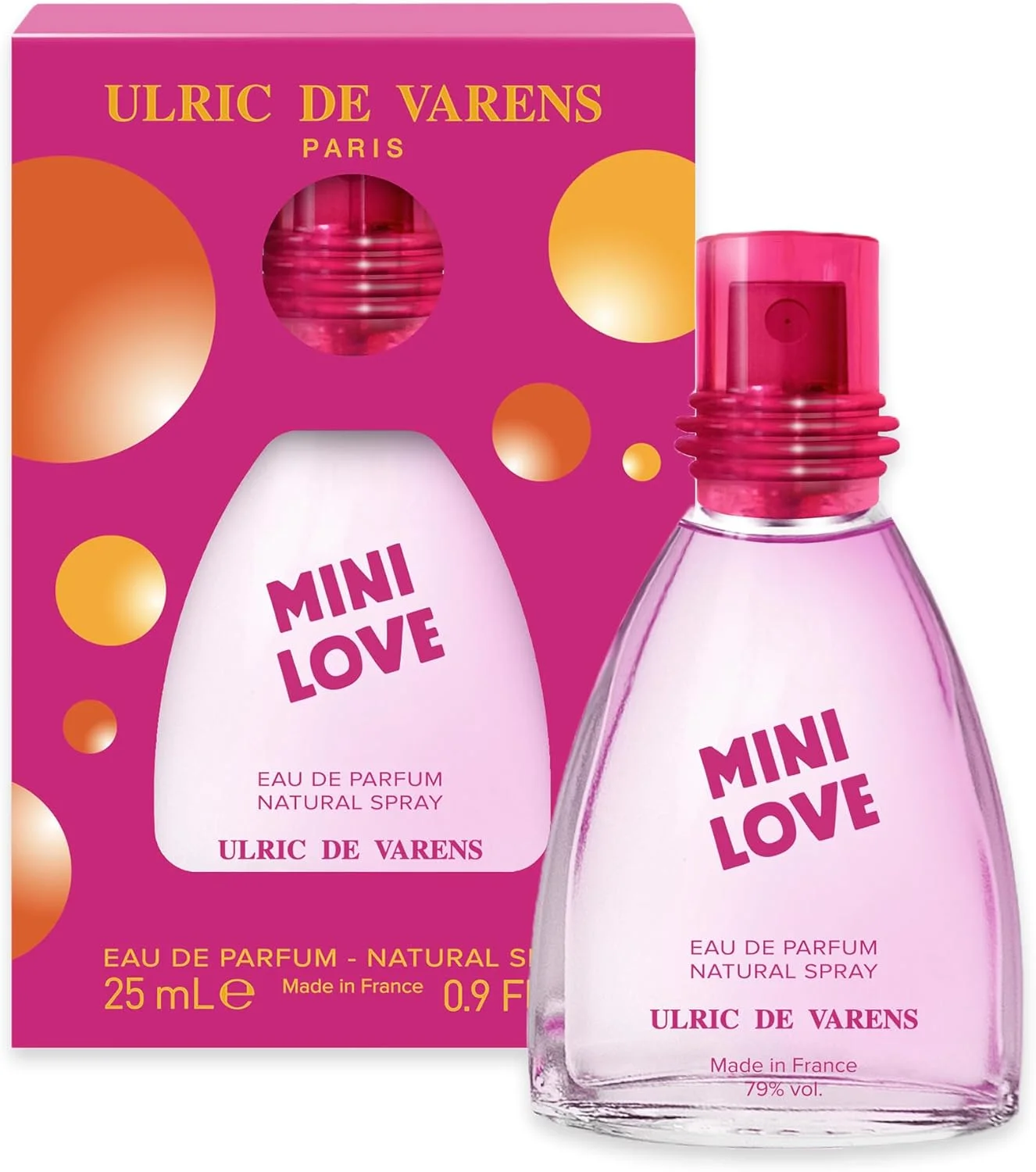 اولریک دو وارنس - مینی لاو ادو پرفیوم - گلی و میوه ای - عطر زنانه - اسپری - ساخت فرانسه - 25 میلی لیتر