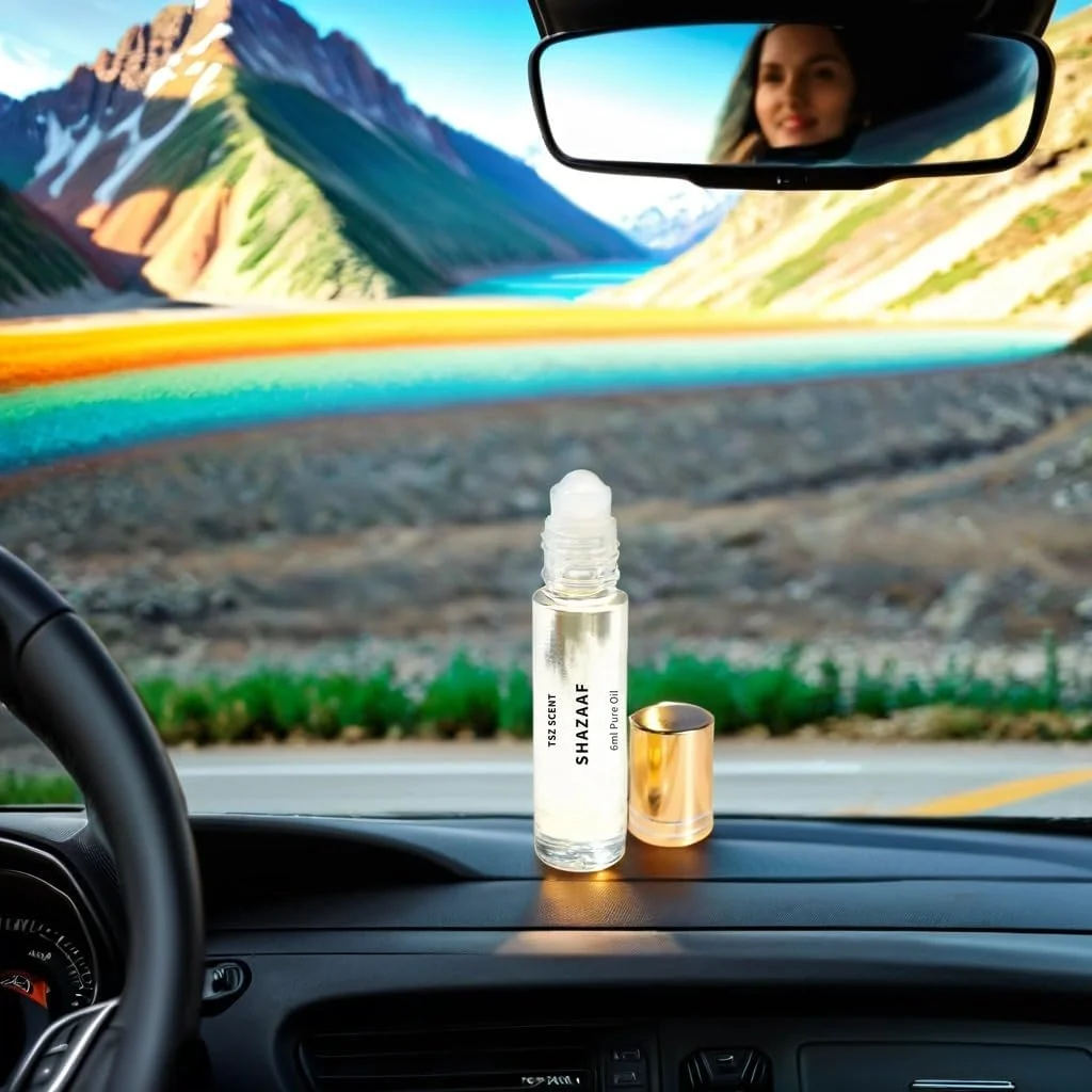 عطر شذاف عود تی اس زد سنت مردانه و زنانه 6 میل روغنی غلیظ رولی، ماندگاری طولانی، یونیسکس، رایحه لوکس عسل کهربایی عربی، بدون الکل